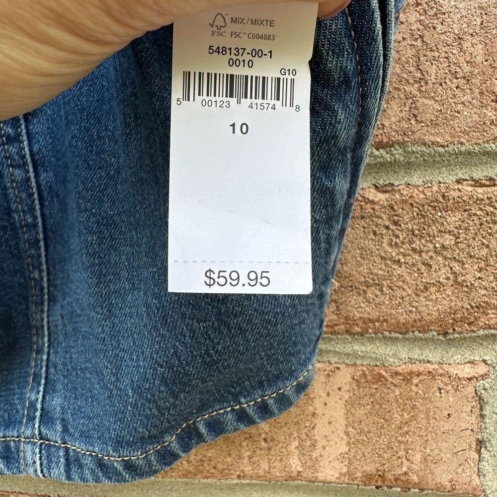 GAP Blue Denim Bra/Crop Top - Picture 5 of 6